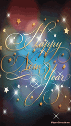 Bokeh Lights New Year GIF