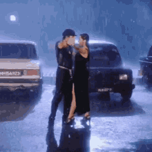Bollywood Love Team Waltz Dancing In The Rain