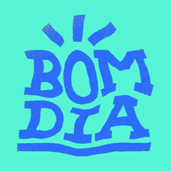Bom Dia Text Sunlight Art GIF