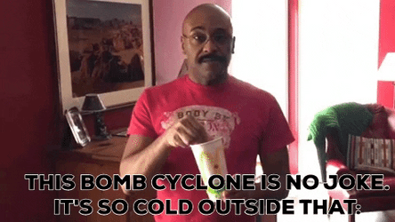 Bomb Cyclone Is No Joke ICE MC GIF