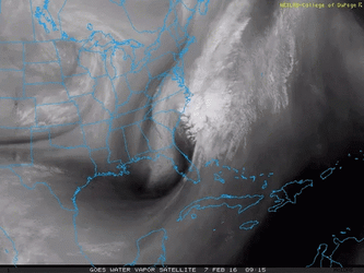Bomb Cyclone Starting To Form Satellite View GIF