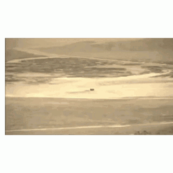 Bomb Explosion In Remote Desert Testing GIF