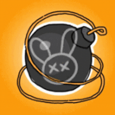 Bomb With X On Its Face GIF