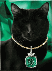 Bombay Cat Emerald Jewelry GIF