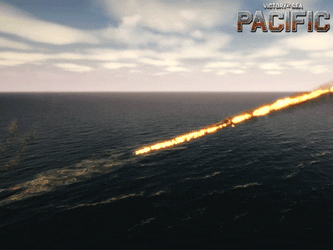 Bombs Fired On A Battleship GIF