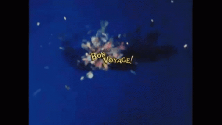 Bon Voyage Confetti Explosion GIF