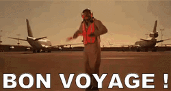 Bon Voyage Dancing On The Airstrip GIF