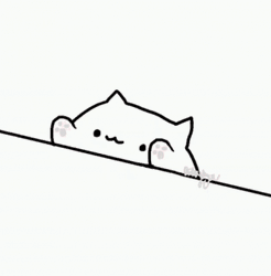 Bongo Cat Tapping GIF