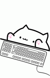 Bongo Cat The Hackerman GIF