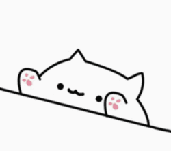 Bongo Cat Turning Red GIF