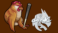 Bonk  Rooster Chicken GIF
