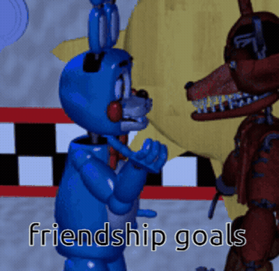 Bonnie And Foxy Friendship Goals GIF