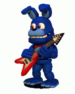 Bonnie FNAF World GIF