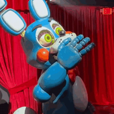 Bonnie The Bunny From Five Nights At Freddy's On Stage GIF