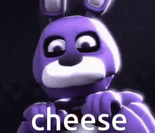 Bonnie The Bunny Holding Cheese GIF
