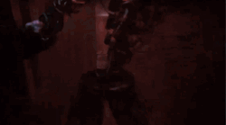 Bonnie With Shining Red Eyes Jumpscare GIF