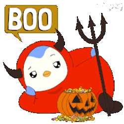 Boo Costume Sticker GIF