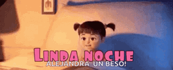 Boo Fell Asleep Linda Noche Buenas Noches GIF