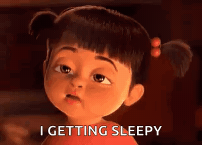 Boo From Monsters Inc Yawning Sleepy GIF