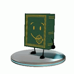 Book Dancing & Smiling GIF