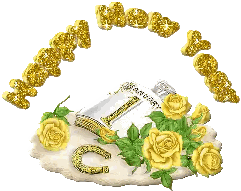 Book Saying January 1 Sticker