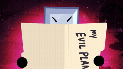 Book Saying My Evil Plan GIF