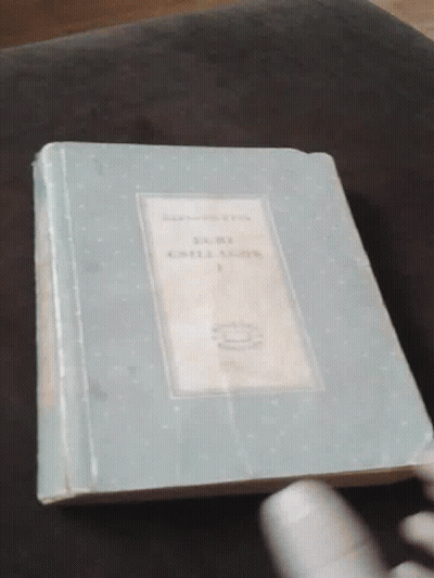 Book Titled A Brief History On Couch GIF
