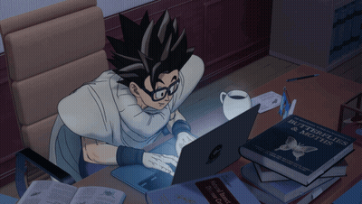 Book Titled Butterflies & Moths On Desk GIF