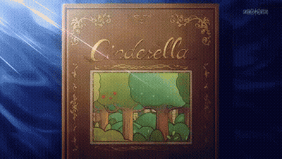 Book With Cinderella On Cover GIF