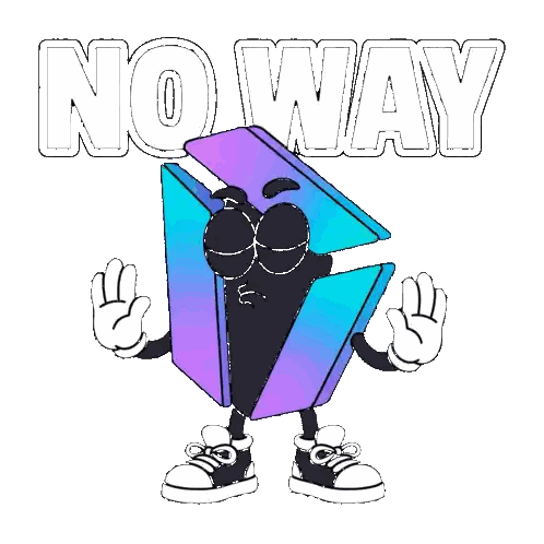 Book With No Way Above Sticker
