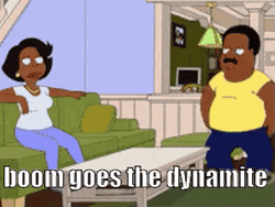 Boom Goes The Dynamite Cleaveland Show GIF
