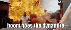 Boom Goes The Dynamite Fire Explosion GIF