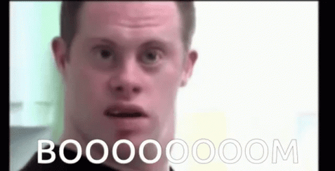 Boom Goes The Dynamite Shocked Face GIF
