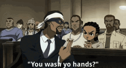 Boondocks Riley Freeman Wash Hands