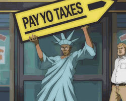 Boondocks Robert Freeman Pay Your Taxes