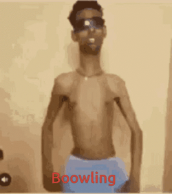 Boowling Skinny Man Dancing GIF