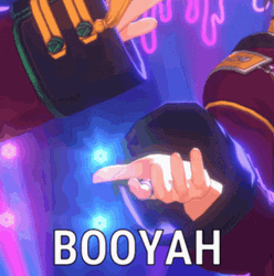 Booyah Holding Hand Anime GIF