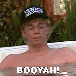 Booyah Man Soaked In Water GIF