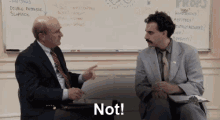 Borat Not Meme Interview GIF
