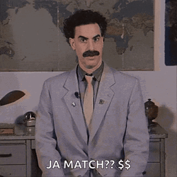 Borat Smiling Widely GIF
