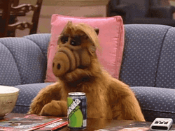 Bored Alf Saying Nah GIF