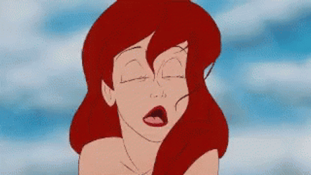 Bored Ariel  GIF
