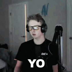 Bored Man Saying Yo GIF