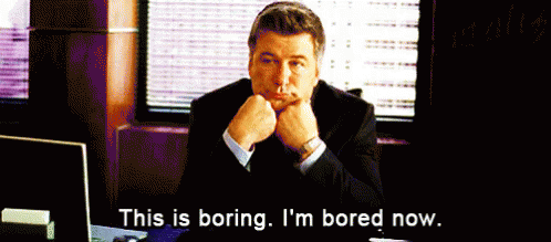 Bored Man Sitting At Desk GIF