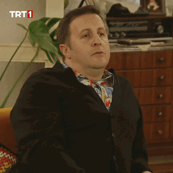 Bored Man Watching TV GIF