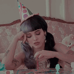 Bored Melanie Martinez GIF