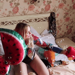 Bored Party Girl Have Fun GIF