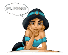 Bored Princess Jasmine