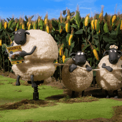 Bored Shaun The Sheep GIF
