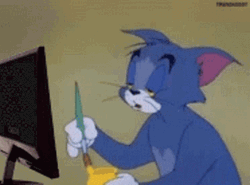 Boring And Sleepy Tom GIF